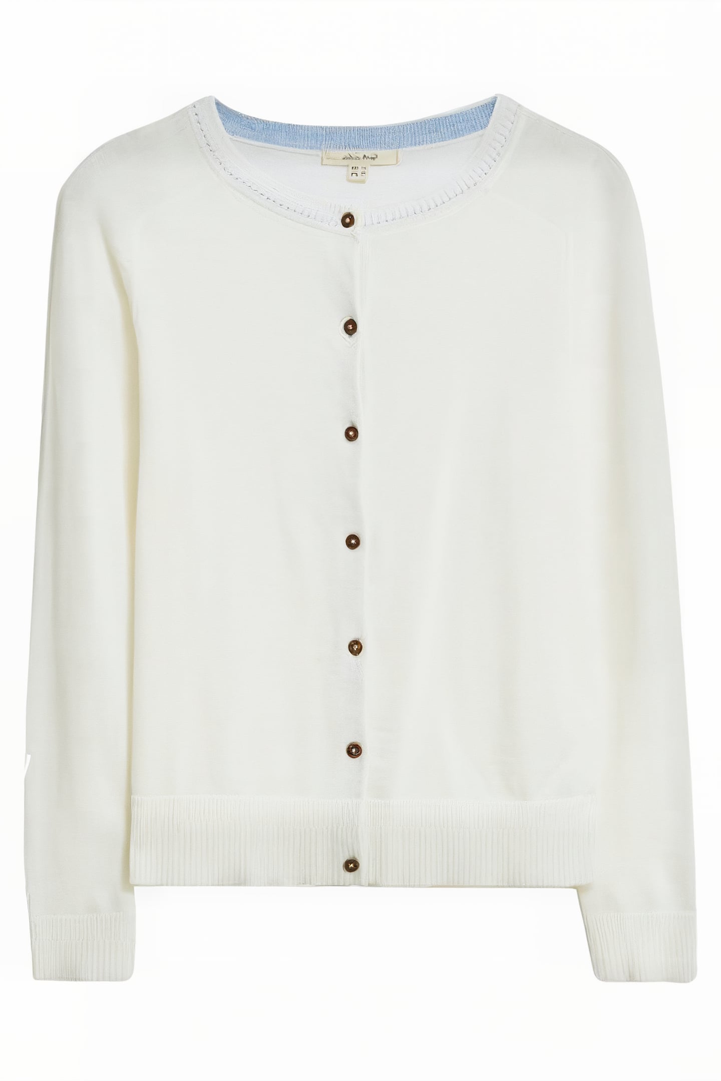 LULU CARDI NAT WHITE 1