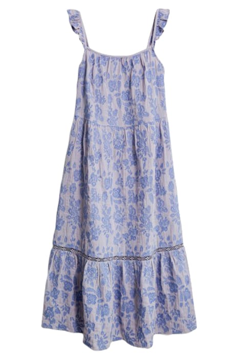 ANNABELLE EMBROIDERED DRE MID BLUE 1