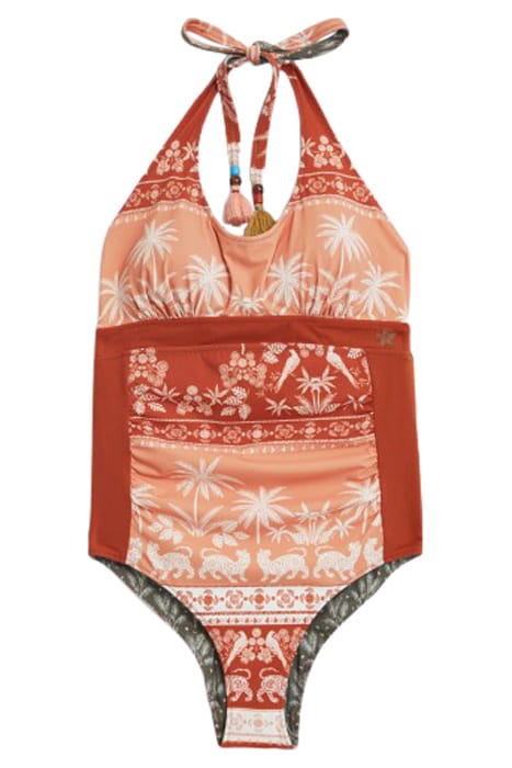 CALIFORNIA REVERSIBLE SWIMSUIT ORANGE 1