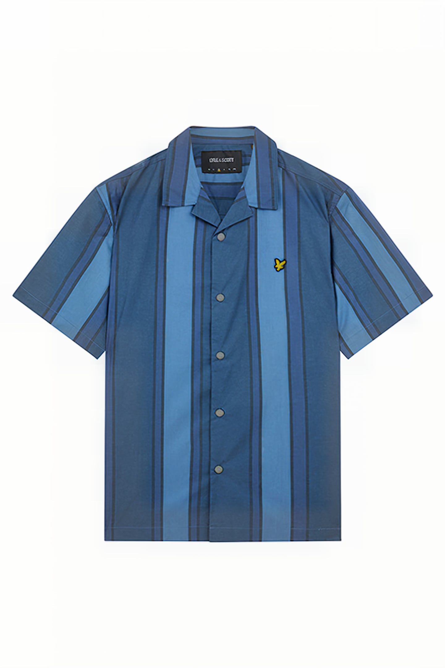 VERTICAL STRIPE RESORT SHIRT SLATE BLUE/ NAVY 5
