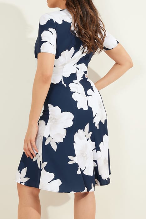 MARCIANO BY GUESS MICKY SOLID DRESS FALLING FLORAL 2