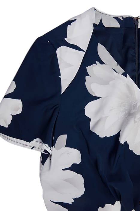 MARCIANO BY GUESS MICKY SOLID DRESS FALLING FLORAL 7
