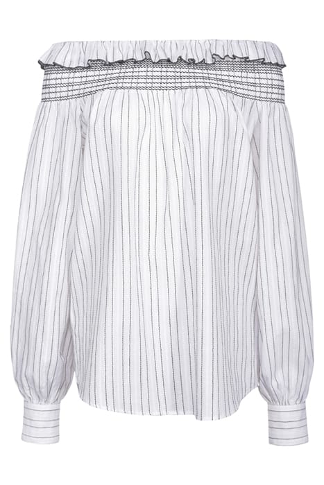 AFFRANTO BLUSA TELA OPERATA RI WHITE/BLACK 7