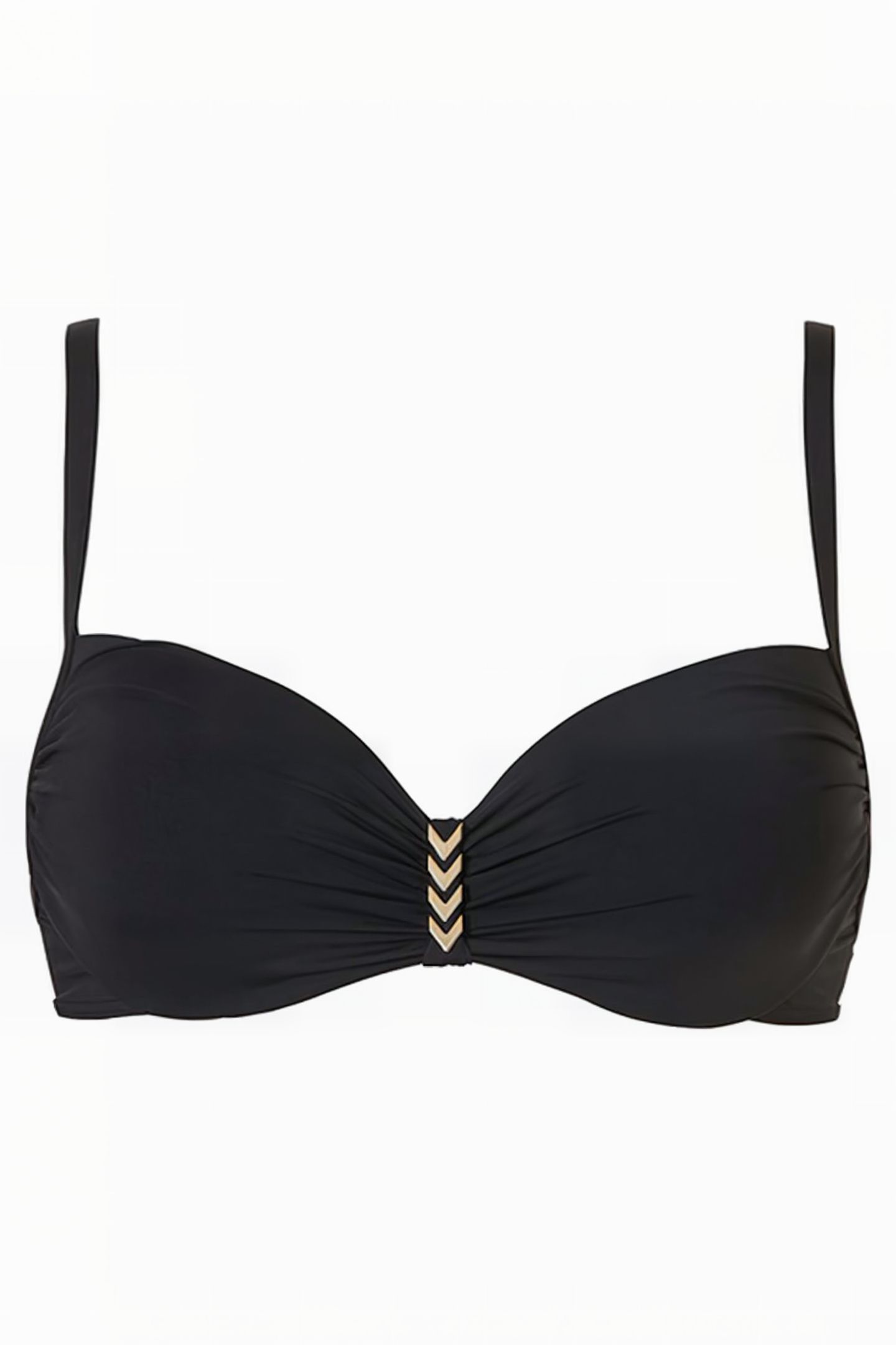 SW BRA TSHIRT HALF CUP BABETTE UNI BLACK 1