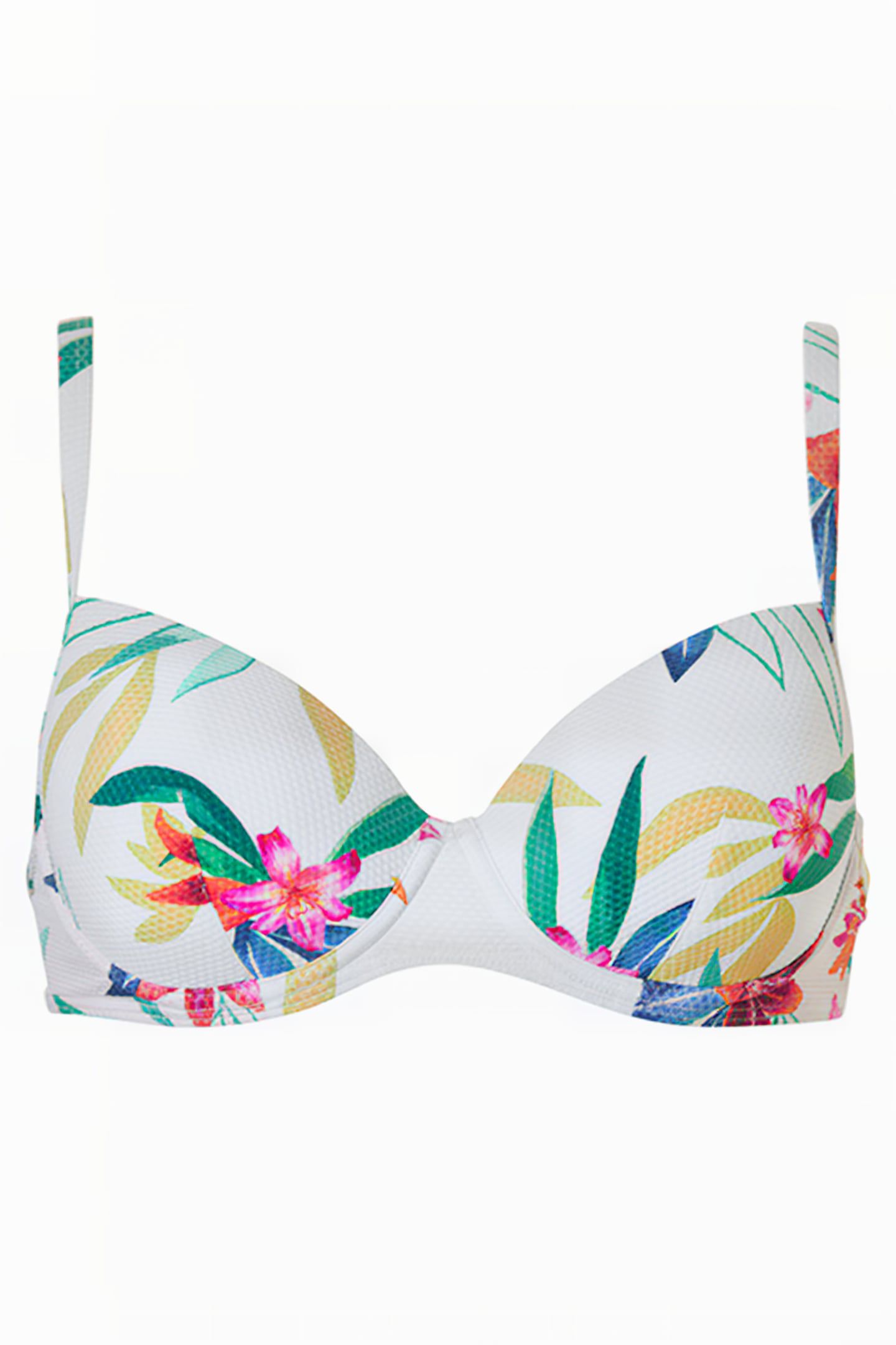 SW BRA TSHIRT BRI WHITE PARADISE BRIGHT FLOWER 1