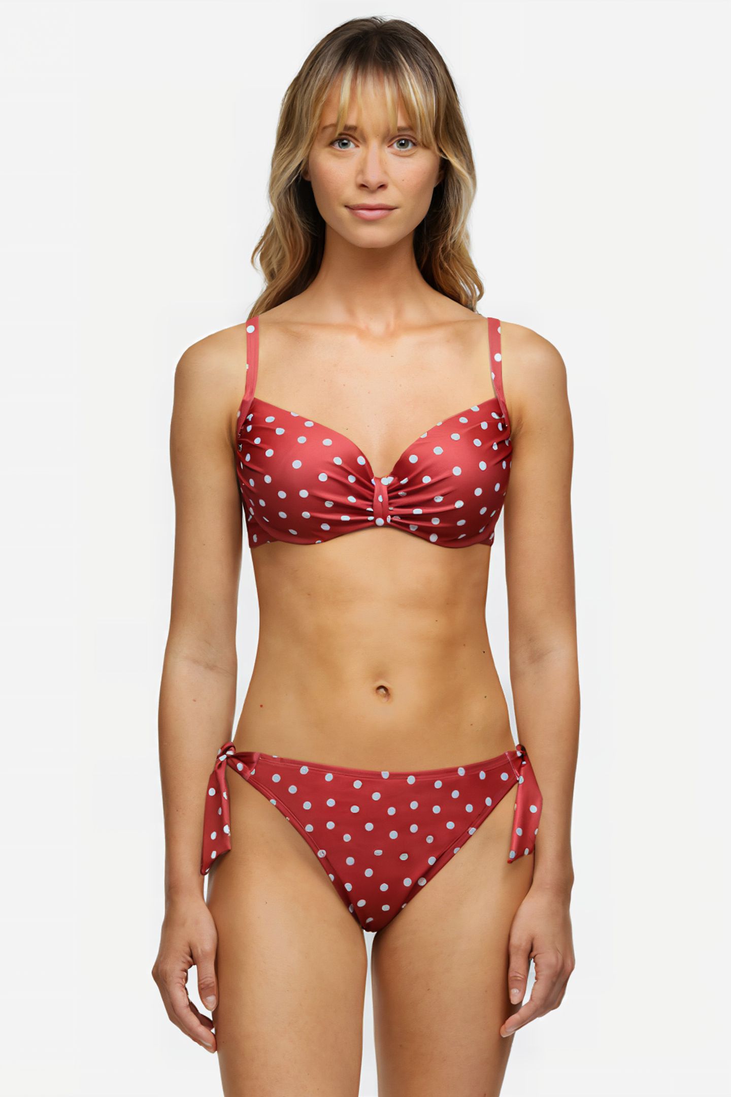 SW BRA TSHIRT BABETTE DAISY DOTS POLKA DOTS PRINT 5