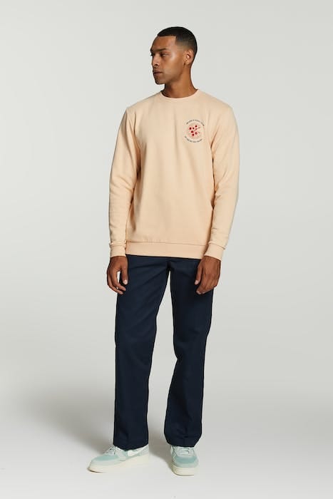 MEN SKATE CLUB SWEATER BUFF ORANGE 4