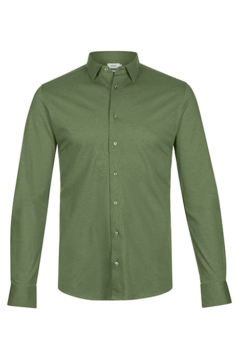 MEN PIQUE SHIRT PABLO HEDGE GREEN 1