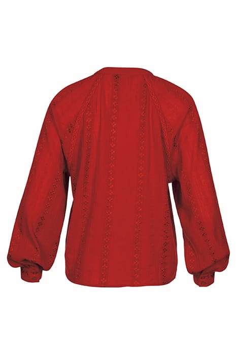 LADIES PLYMOUTH BLOUSE CLOVER STRIPE 7