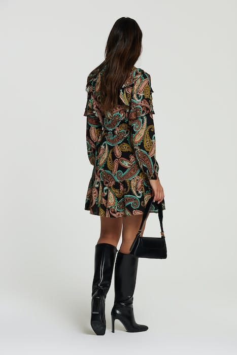 LADIES MONTEVIDEO DRESS BATIK PAISLEY 4