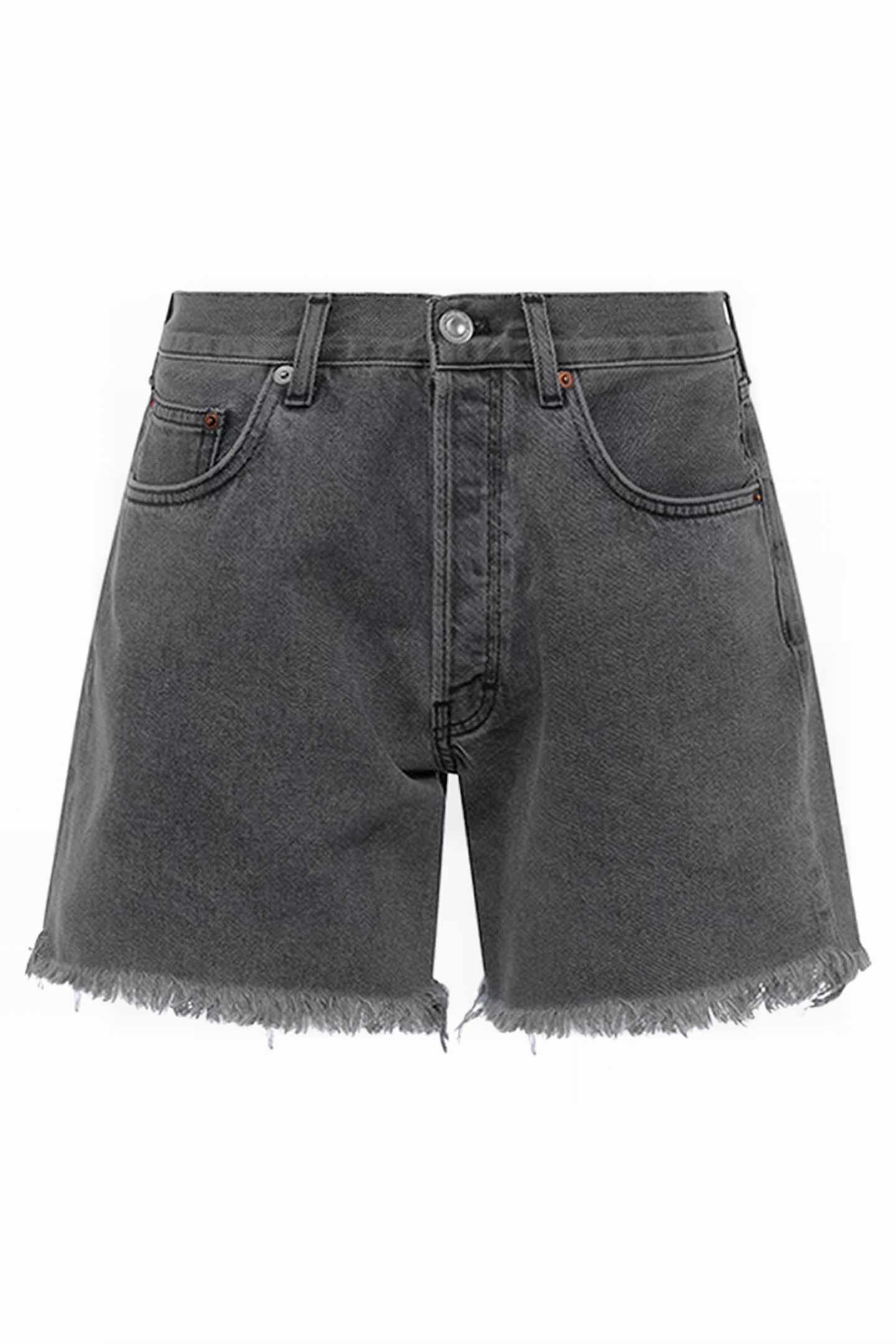 PIPER ORGNIC DNM BOYFRND SHRTS WASHED BLACK 1