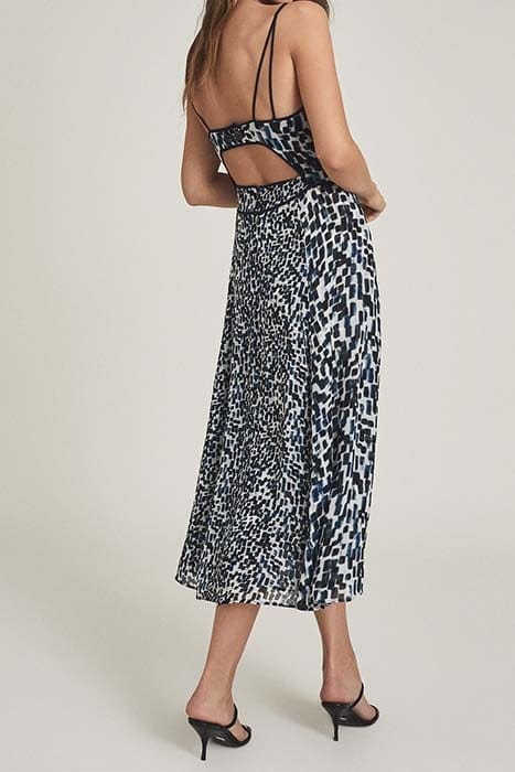 NERISSA BLUE MIDI DRESS 2