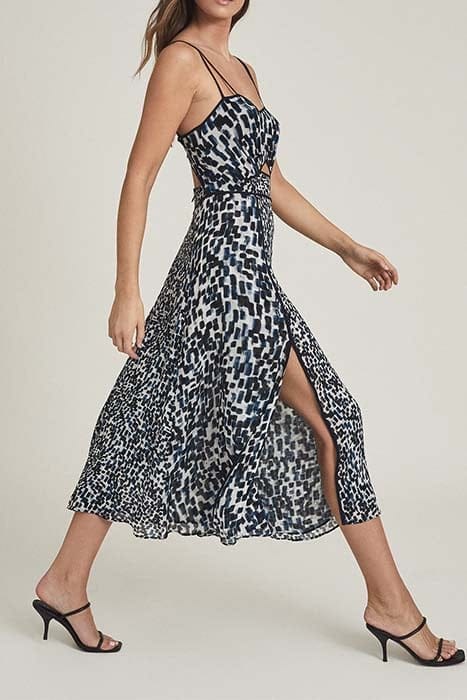 NERISSA BLUE MIDI DRESS 3
