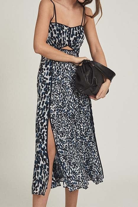 NERISSA BLUE MIDI DRESS 5