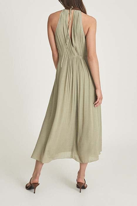 MARTA MIDI DRESS — KHAKI 2