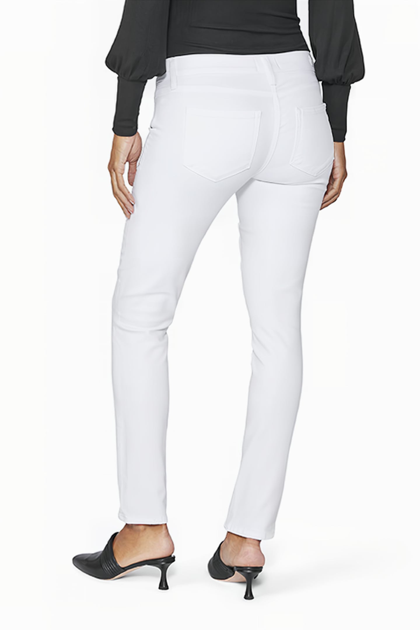 SKYLINE ANKLE PEG MATERNITY CRISP WHITE 2