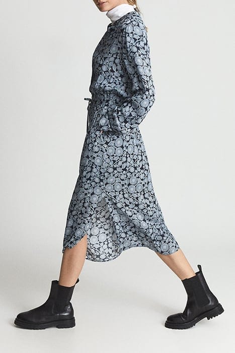 TRINA SHIRT DRESS — BLUE 3