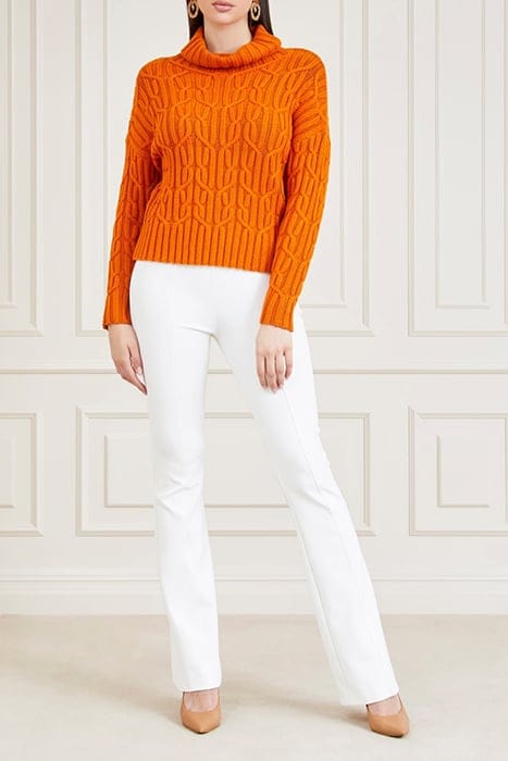 MARCIANO BY GUESS CHLOE PANT PALE STRAIGHT PEARL 4