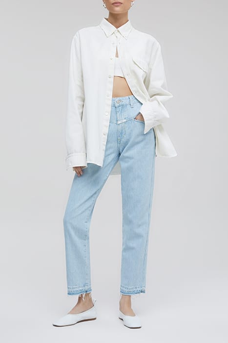 CLOSED WOMEN PEDAL PUSHER JEANS LIGHT BLUE 1