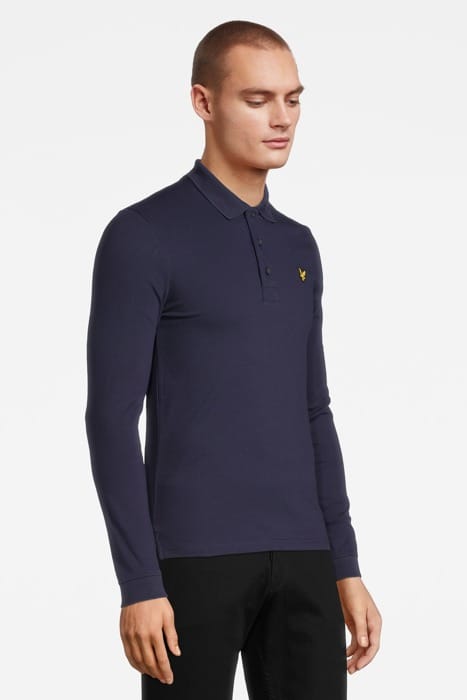 LS POLO SHIRT NAVY 3