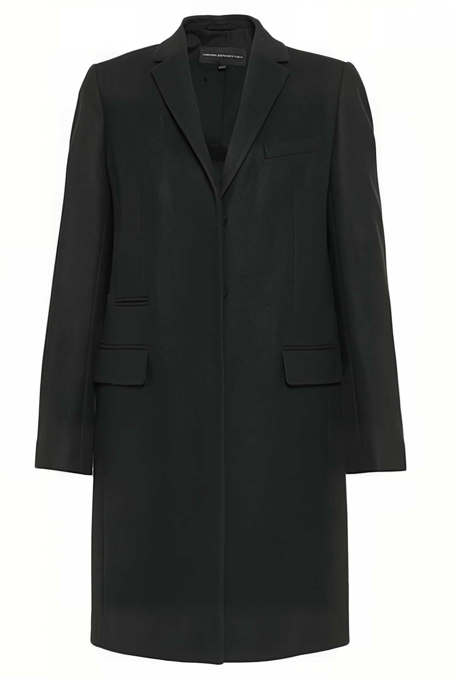 FT PLATFM FELT SMART COAT BLACK 1