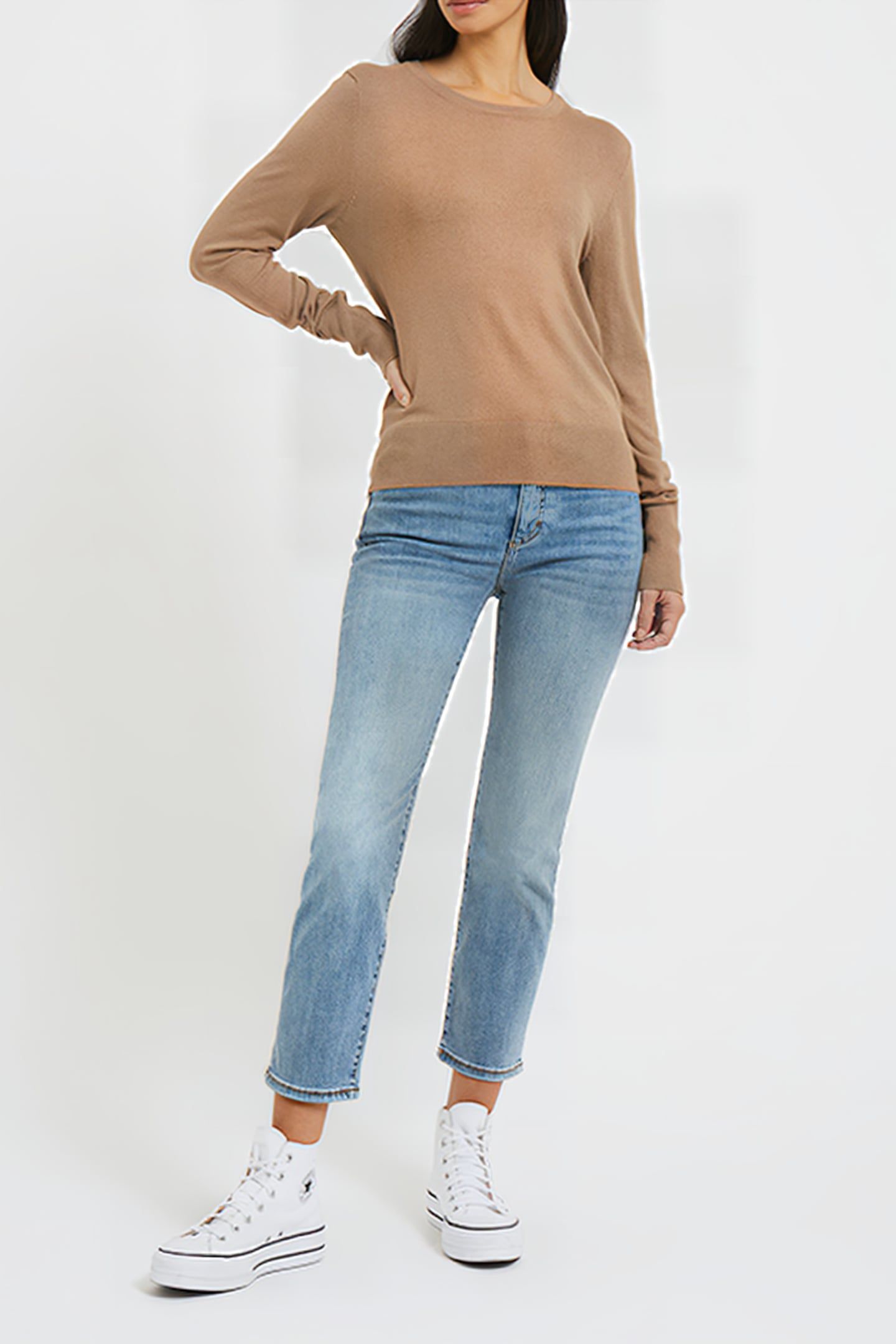 CREW NECK CAMEL 3