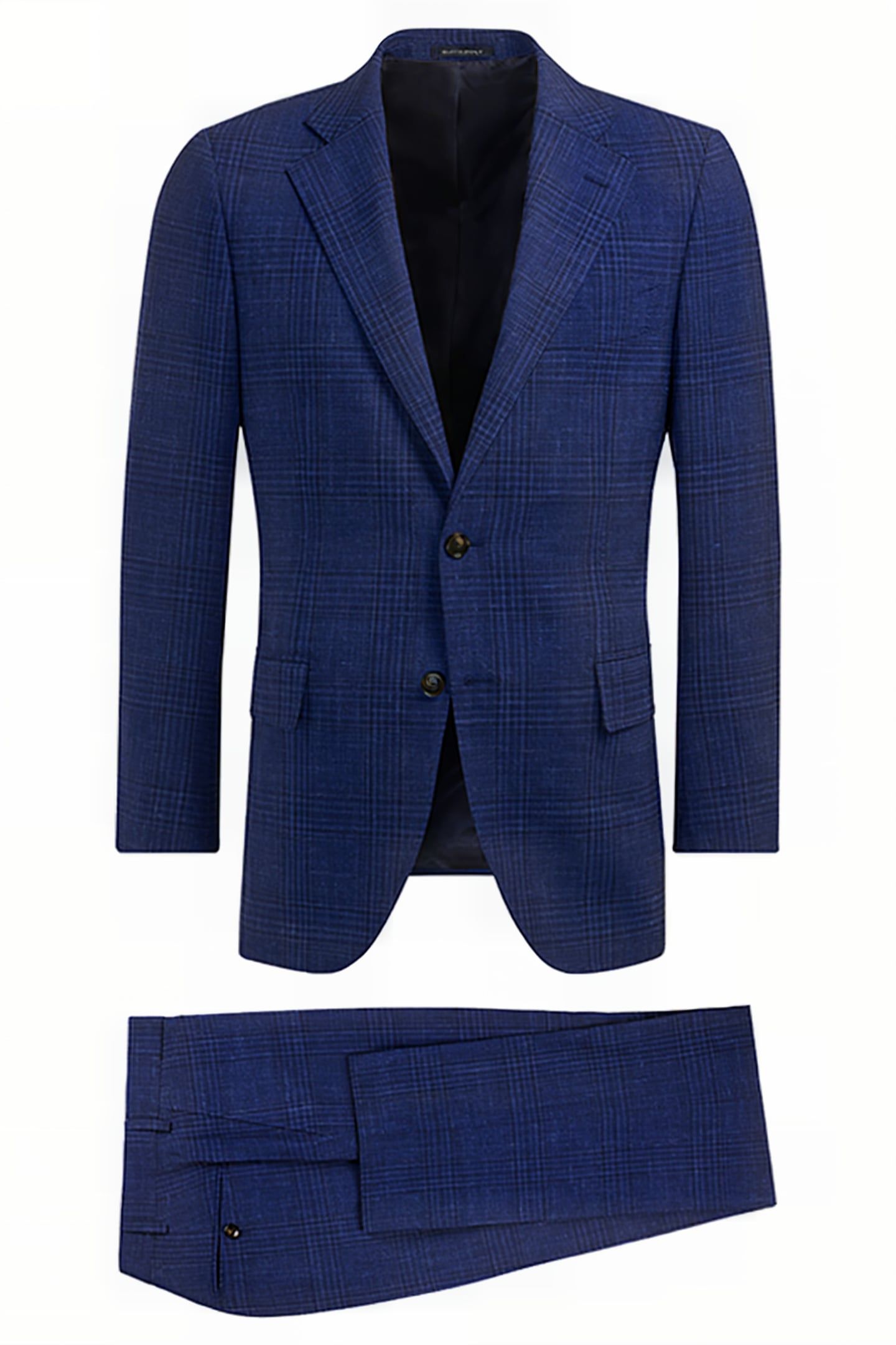 MID BLUE CHECKED HAVANA SUIT 2