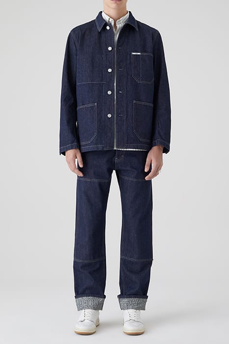 X-WORKS STRAIGHT JEANS DARK BLUE 4