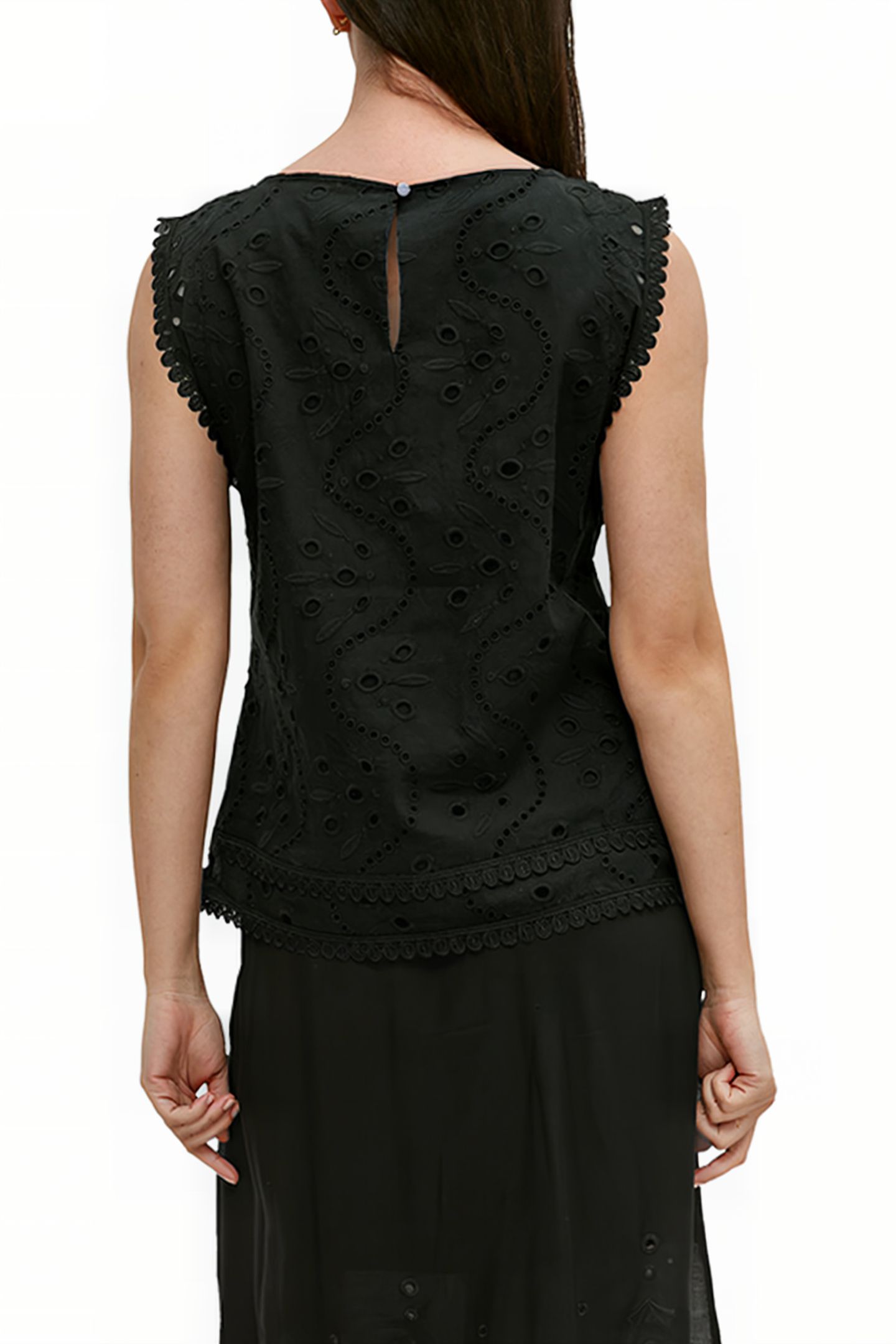 BLOUSE GREY/BLACK 2