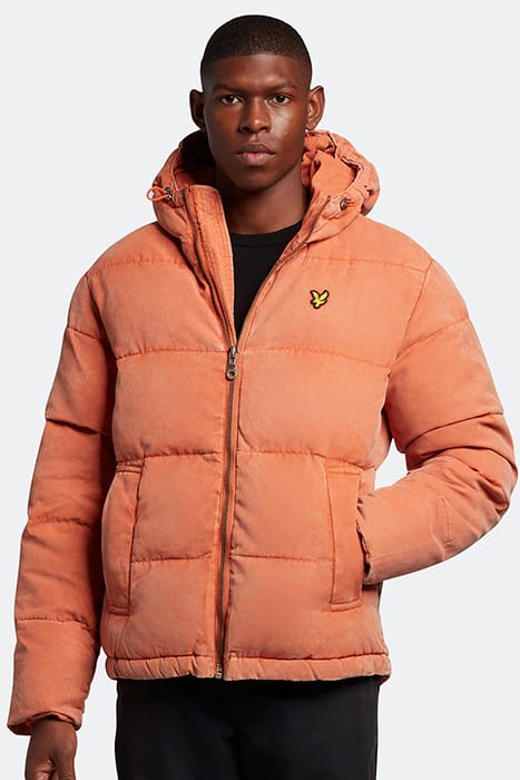 WASHED WADDED JACKET VICTORY ORANGE | Online Outlet | Otrium