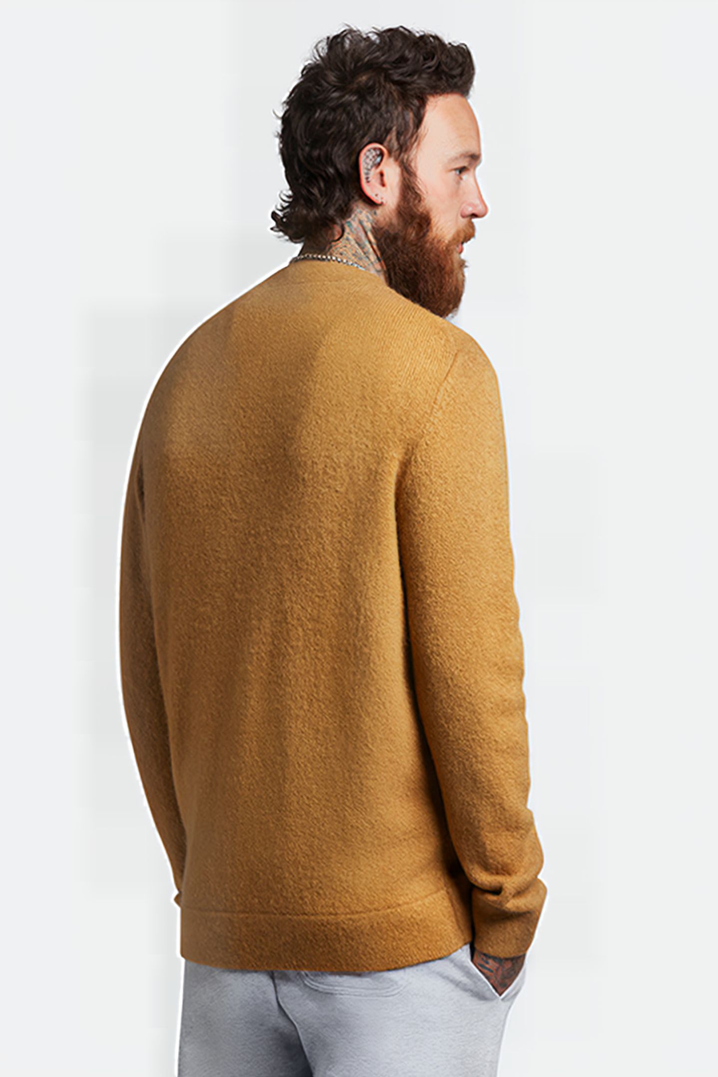 BRUSHED CARDIGAN ANNIVERSARY GOLD 2
