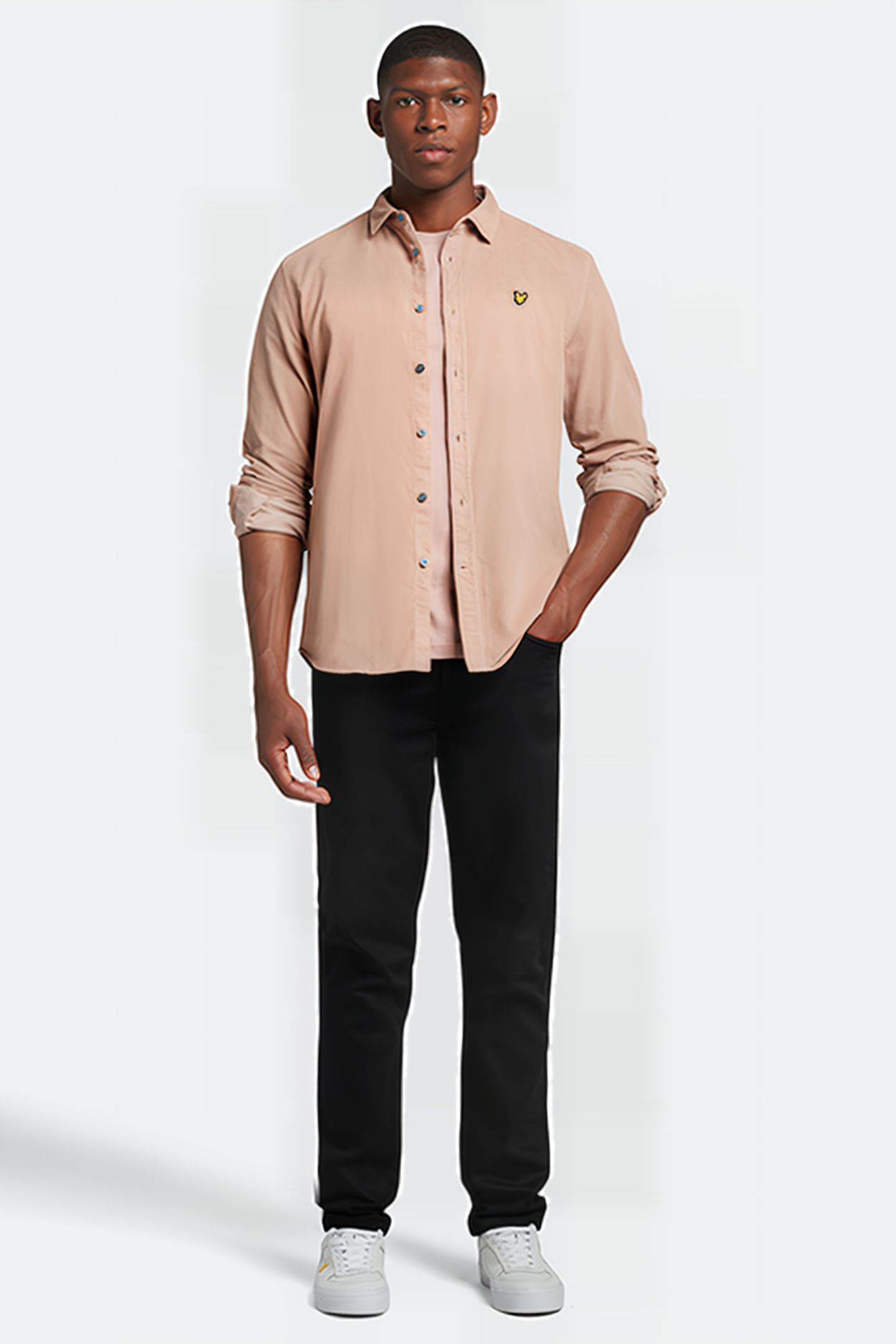 NEEDLE CORD SHIRT MAUVE DUSK 3