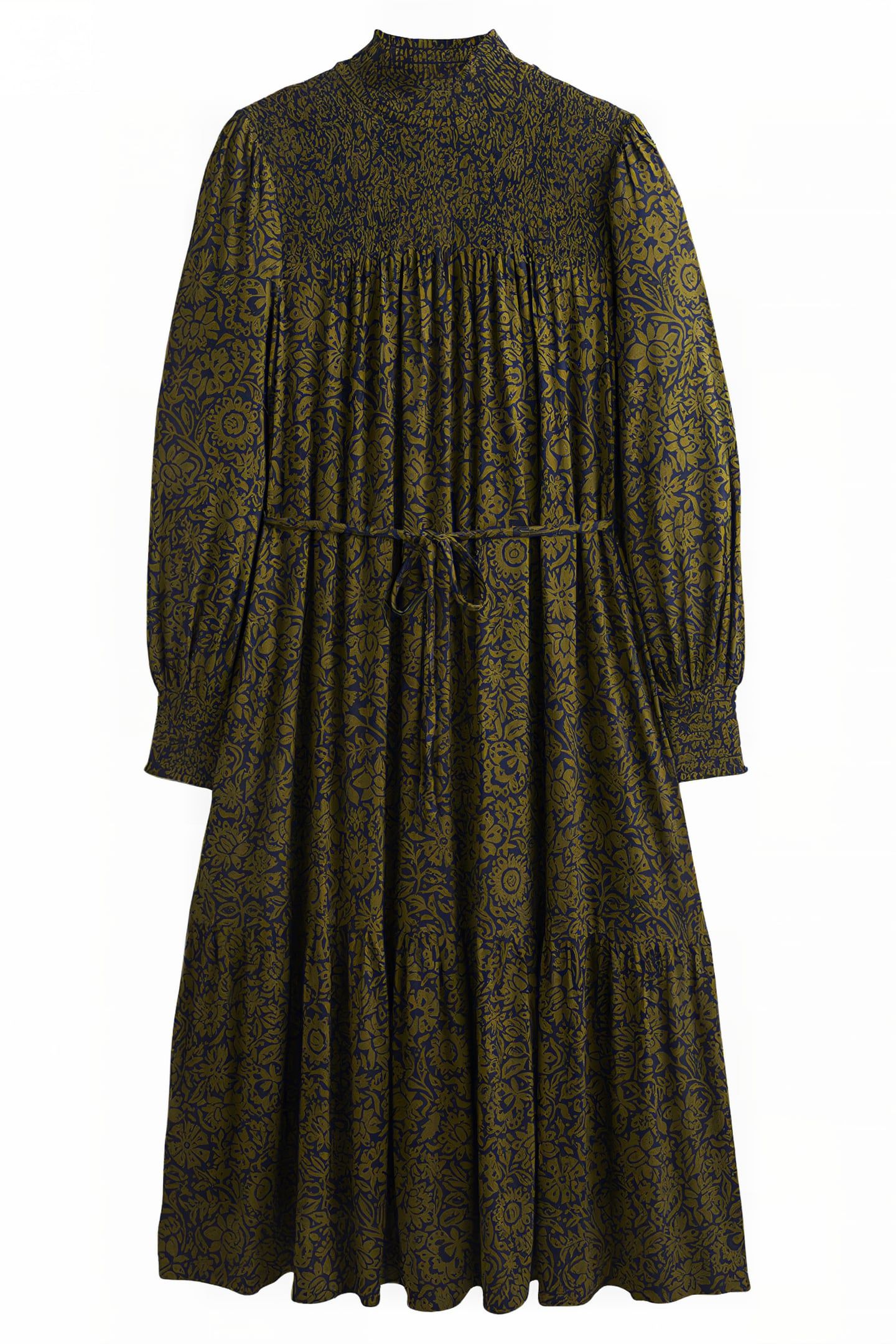 HIGH NECK JERSEY MAXI DRESS GRN 4