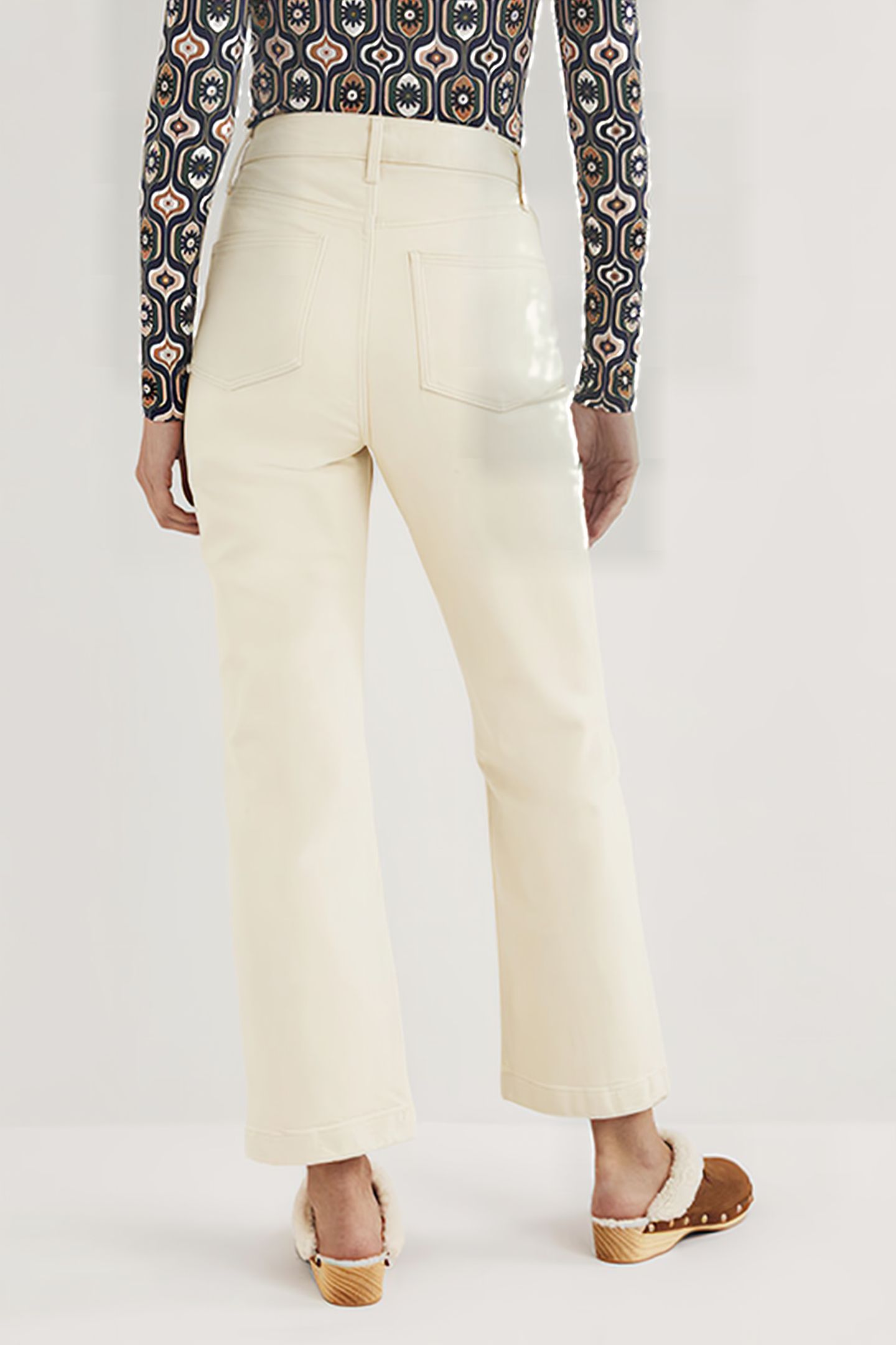 RIGID CROPPED FLARE JEANS ECR 2