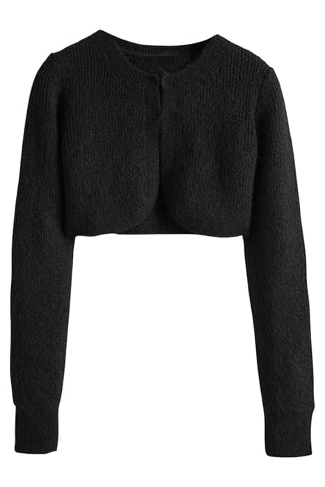 RIB KNIT BOLERO BLK 7
