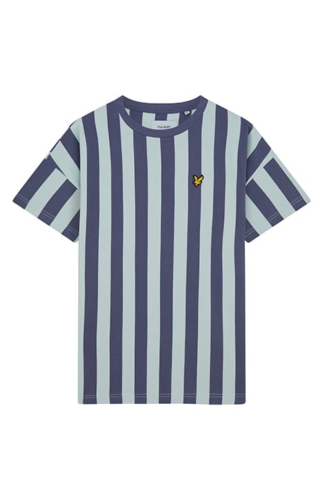 VERTICAL STRIPED T-SHIRT NIGHTSHADE BLUE 4