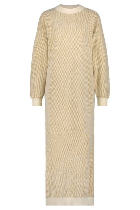 CHAYA DRESS L/S ICED COFFEE MELEE 1