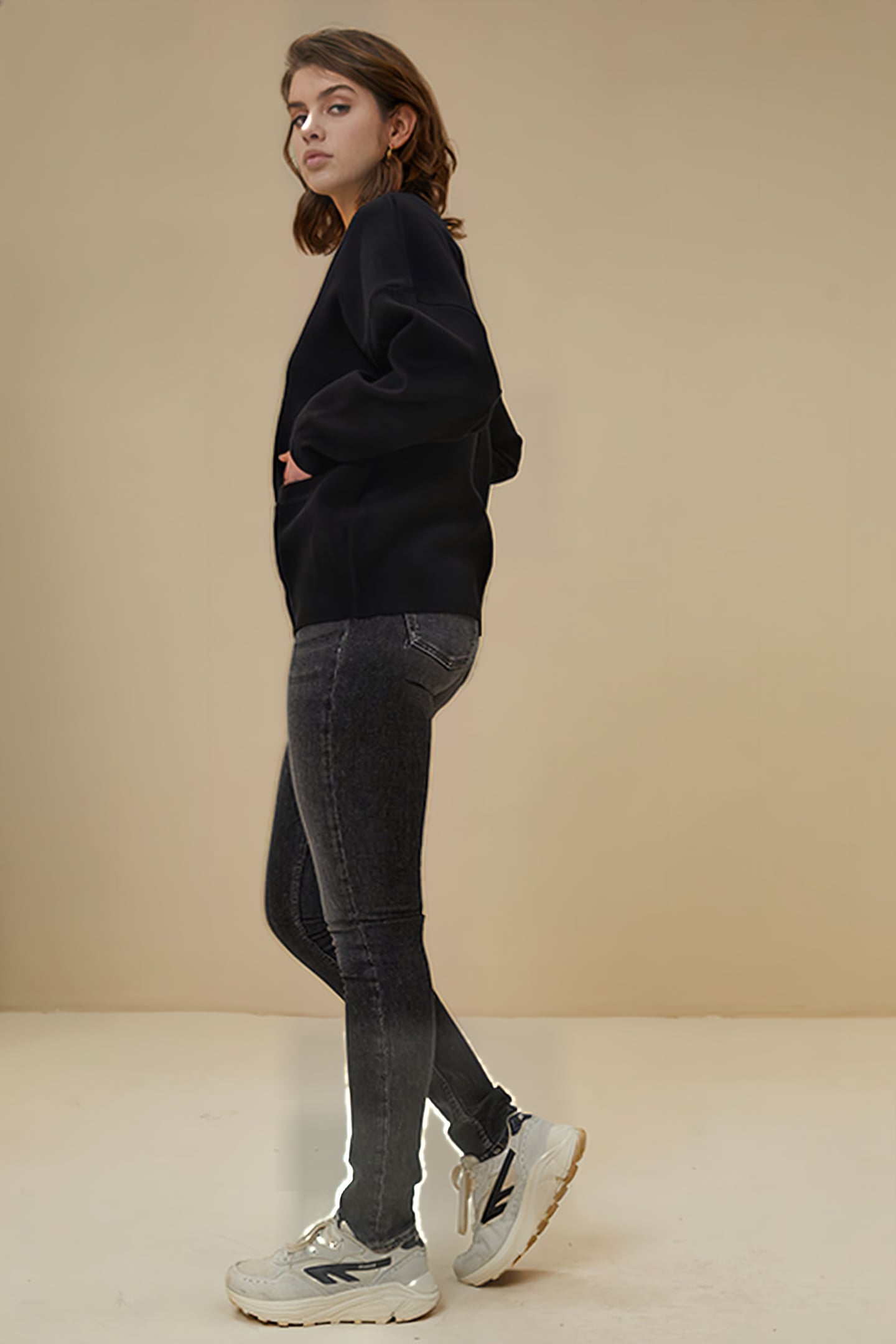 SKINNY PANT DARK GREY 3