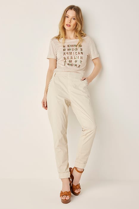 CHINO PANT PEACHY FINE TWILL WHITES WHITES 1