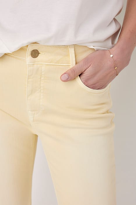 FLARED PANT SLUBBY STRETCH TWILL YELLOWS 3