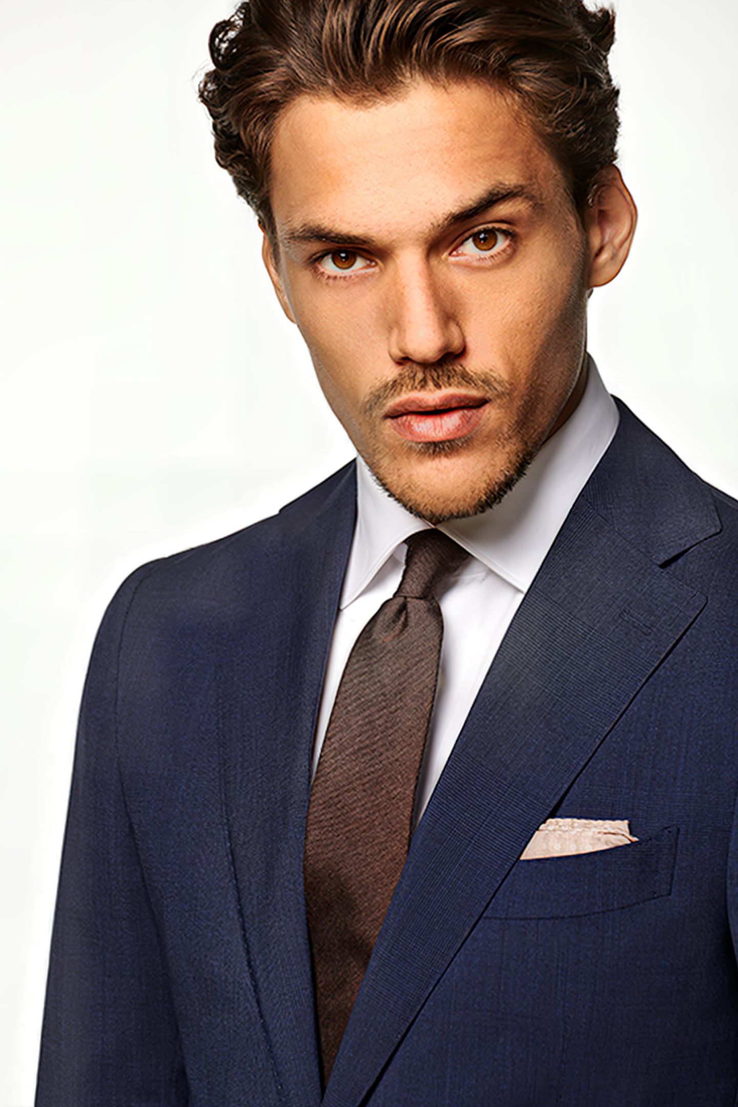 Navy Checked Havana Blazer 4
