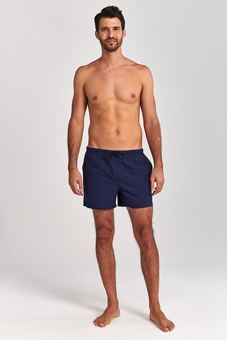 MEN SWIMSHORT SEERSUCKER DARK NAVY BLUE 3
