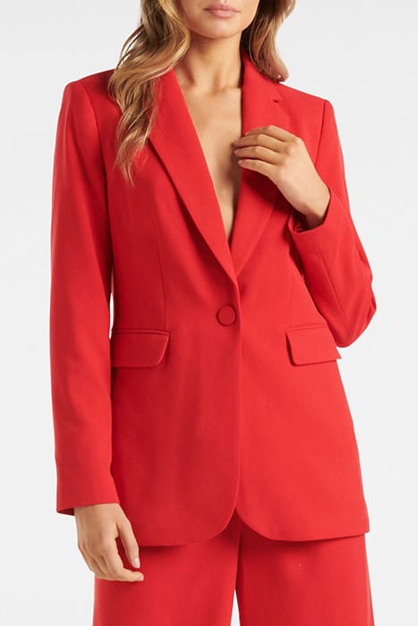 ISLA CO-ORD BLAZER RED SUIT 1