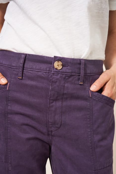 THEA TROUSER DK PURPLE 2