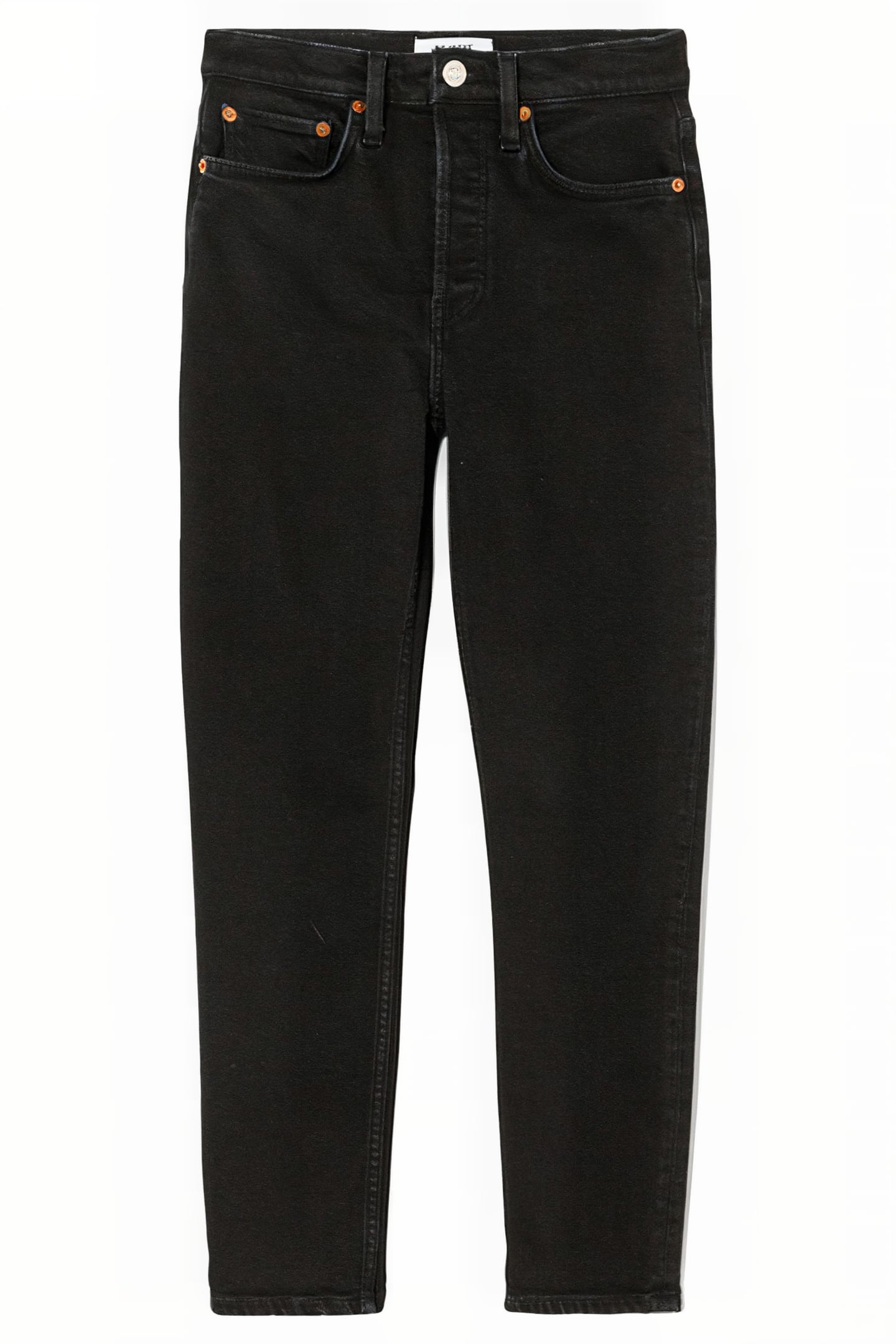 90S HIGH RISE ANKLE CROP NOIR 1