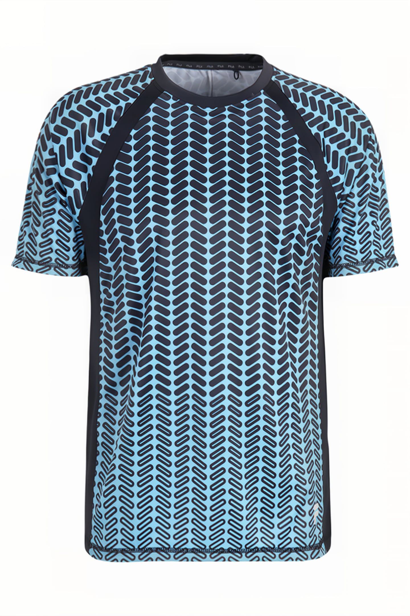 RADVILLE RAGLAN TEE ADRIATIC BLUE FADE AOP 1