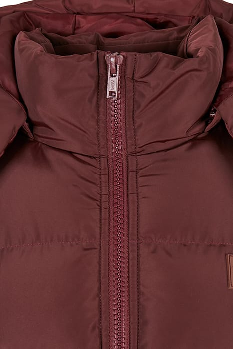 HOODED PUFFER JACKET CHERRY 8
