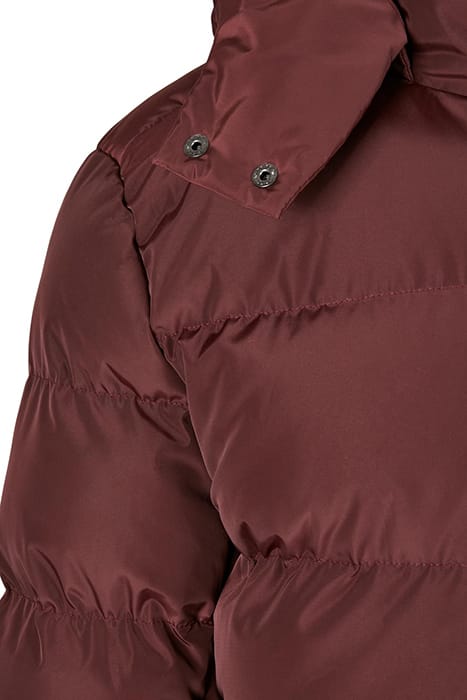 HOODED PUFFER JACKET CHERRY 7