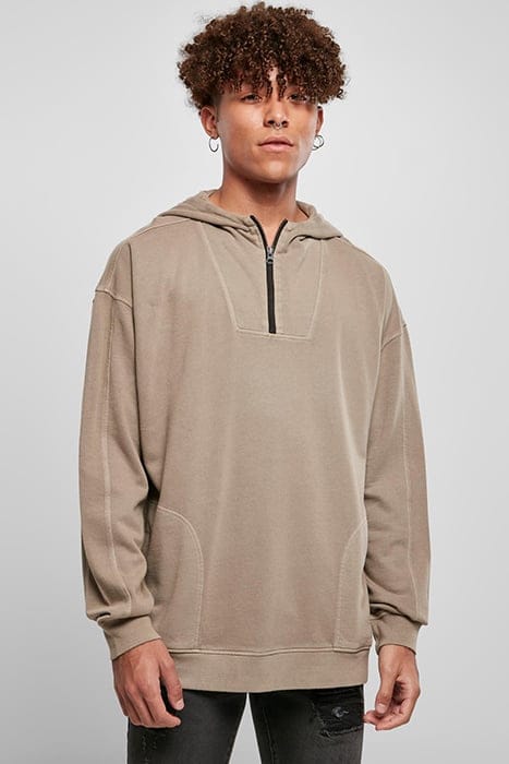 OVERDYED CAMP HOODY DARKKHAKI 2