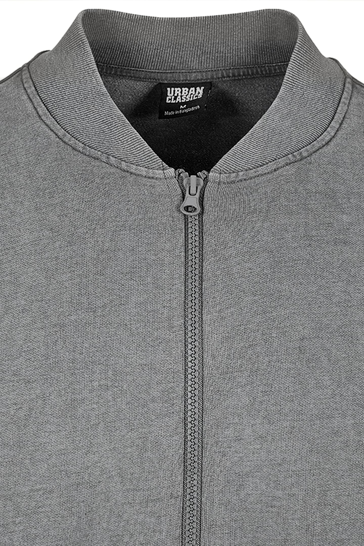 WASHED SWEAT BOMBER DARKSHADOW 7